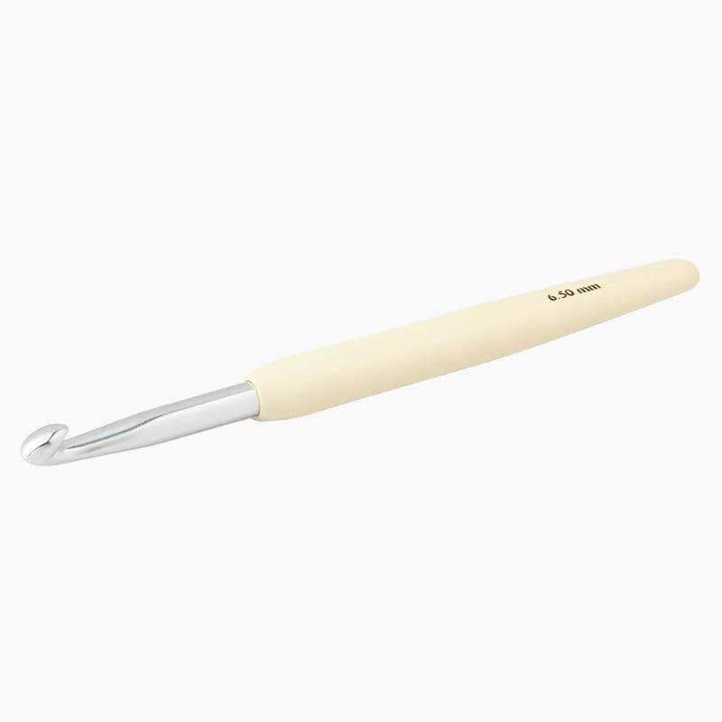 KnitPro Crochet Hooks 6.50mm  | US size K/10 - Ivorine KnitPro | Waves | Aluminium Crochet Hooks