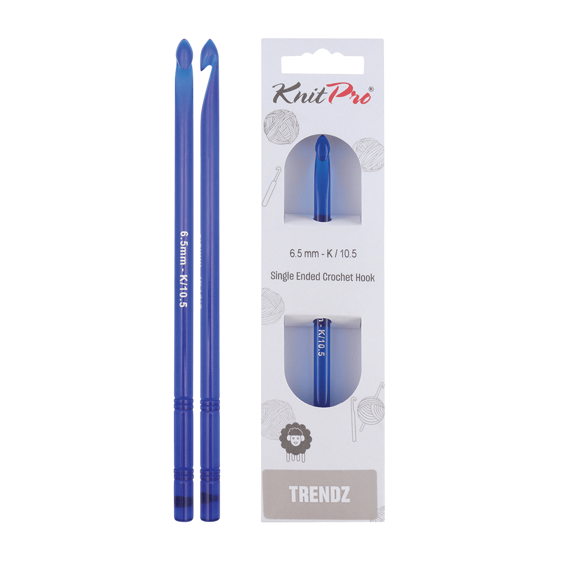 KnitPro Crochet Hooks 6.5mm KnitPro | Trendz | Single Ended Crochet Hooks