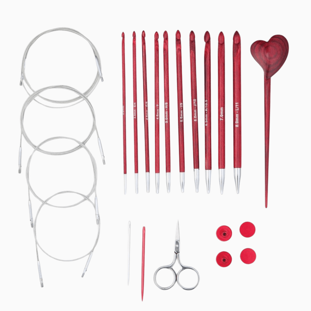 KnitPro Crochet Hooks KnitPro | Amore Gift Set | Tunisian / Afghan Crochet Kit