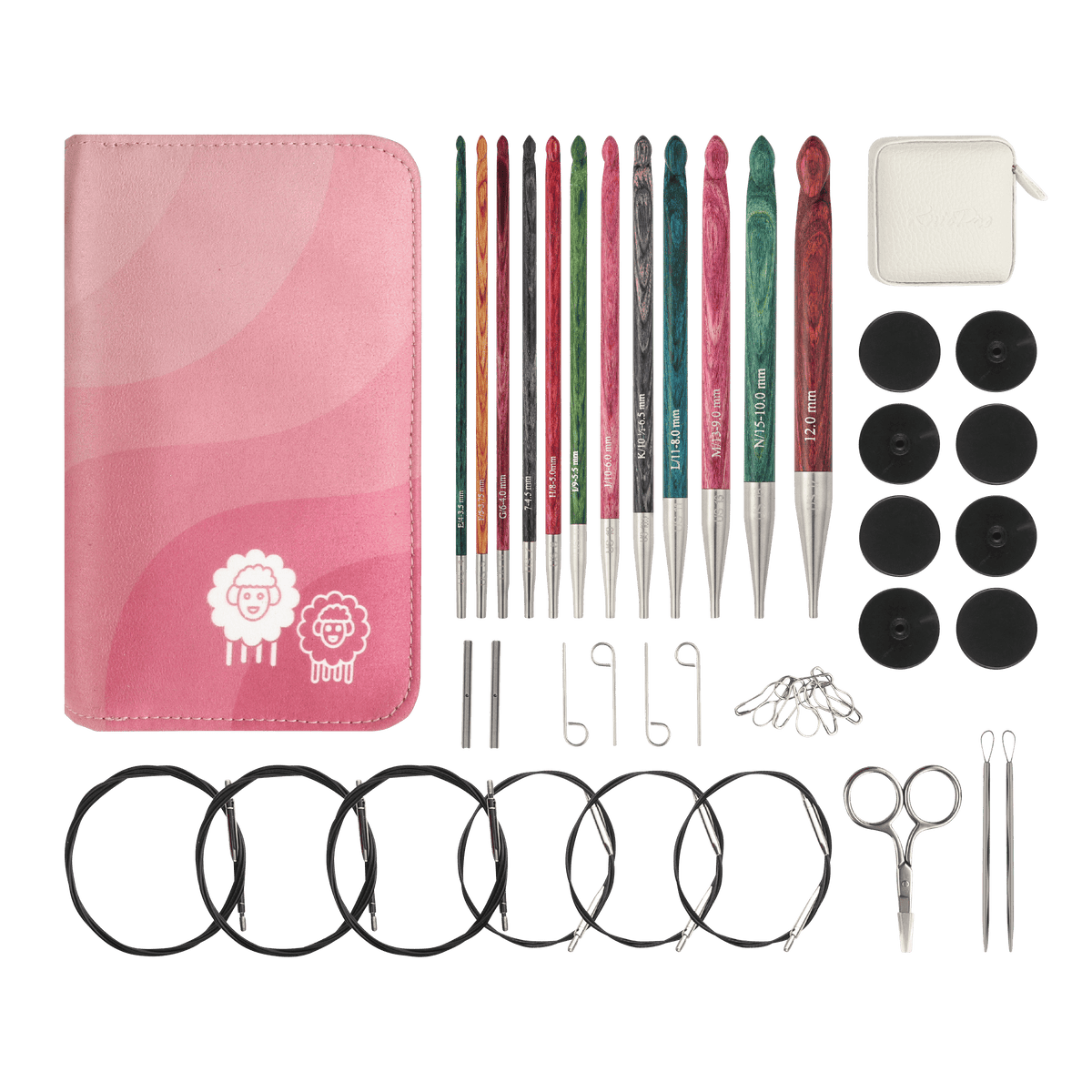 KnitPro Crochet Hooks KnitPro | Dreamz | Afghan / Tunisian Crochet Hook Grande Set