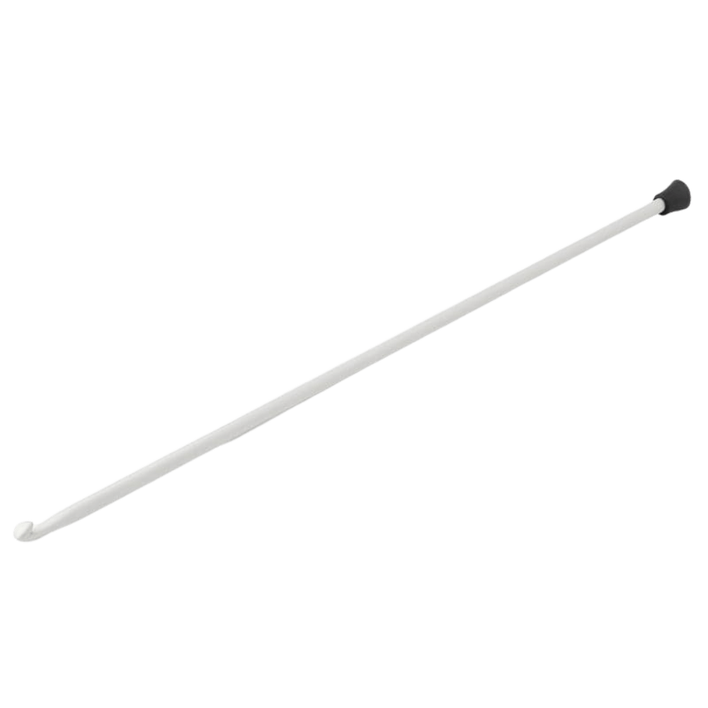 KnitPro Crochet Hooks KnitPro | Grey Aluminium Tricot / Afghan Traditional Single Ended Crochet Hooks | 30cm