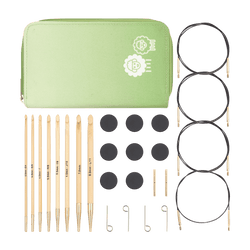 KnitPro Crochet Hooks KnitPro | Japanese Bamboo | Afghan / Tunisian Crochet Hook Set
