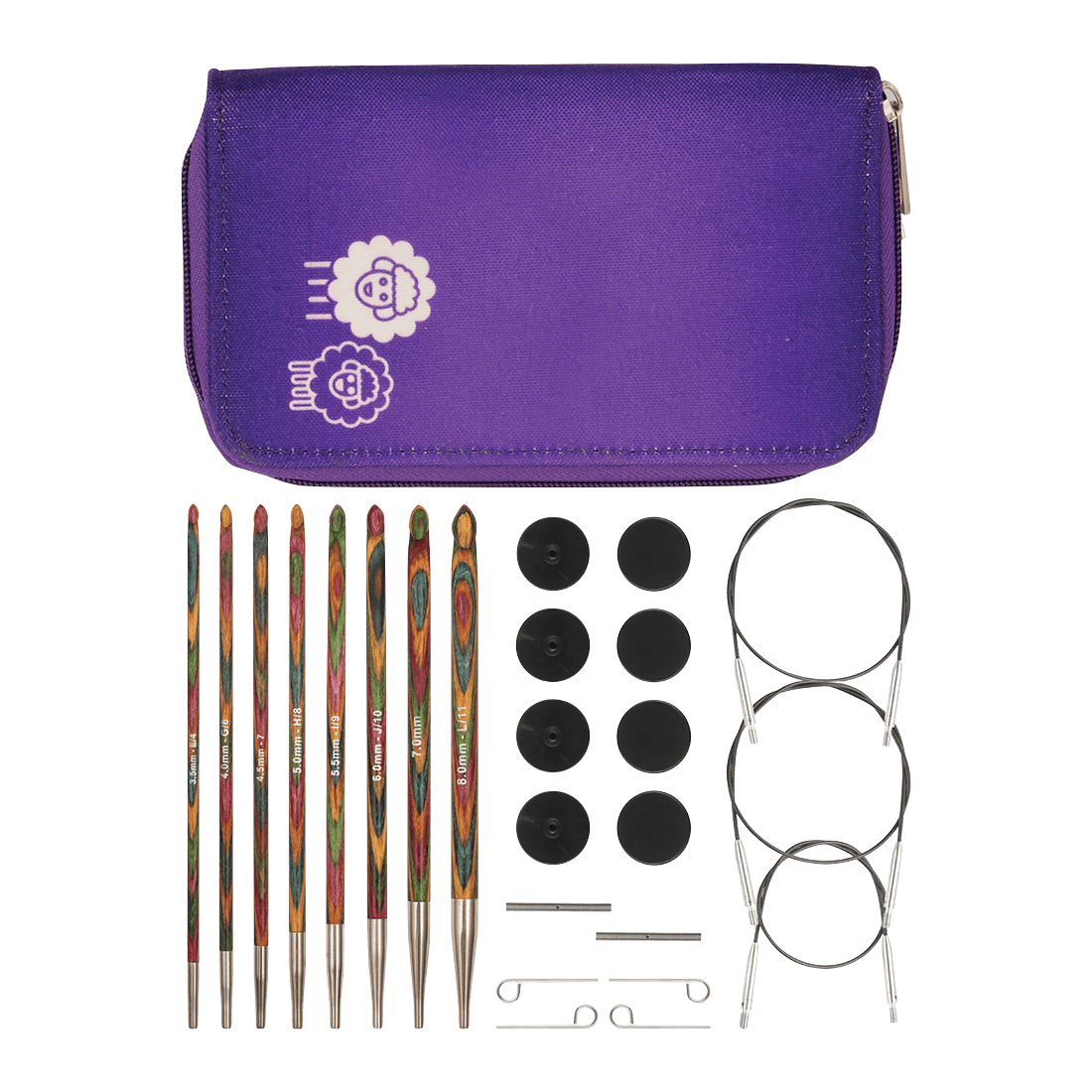 KnitPro Crochet Hooks KnitPro | Symfonie | Afghan / Tunisian Crochet Hook Set