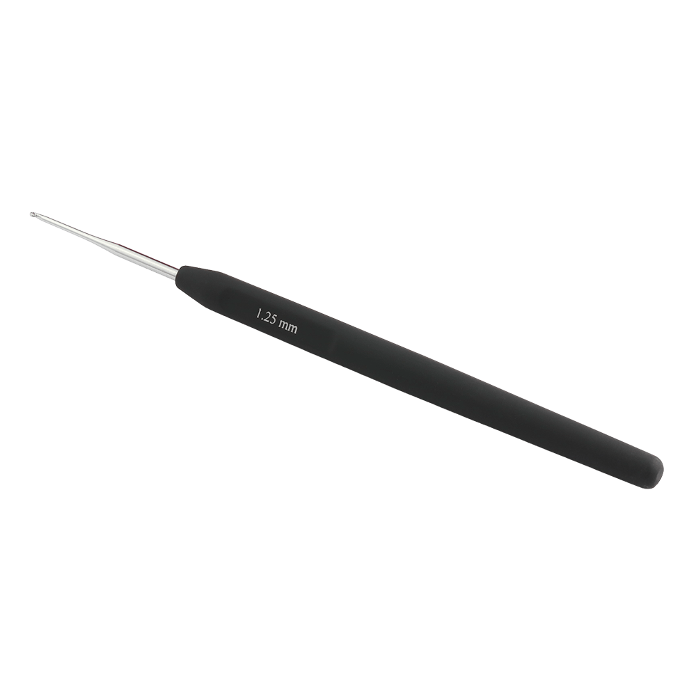 KnitPro Crochet Hooks With soft feel handle / 0.50mm KnitPro | Steel | Single Ended Crochet Hooks
