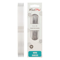 KnitPro Knitting Needles 12.5cm / 2.0mm KnitPro | Nova Cubics | Double Pointed Knitting Needles