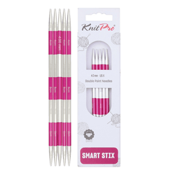 KnitPro Knitting Needles 14cm (Pink) / 2.0mm KnitPro | SmartStix | Double Pointed Knitting Needles
