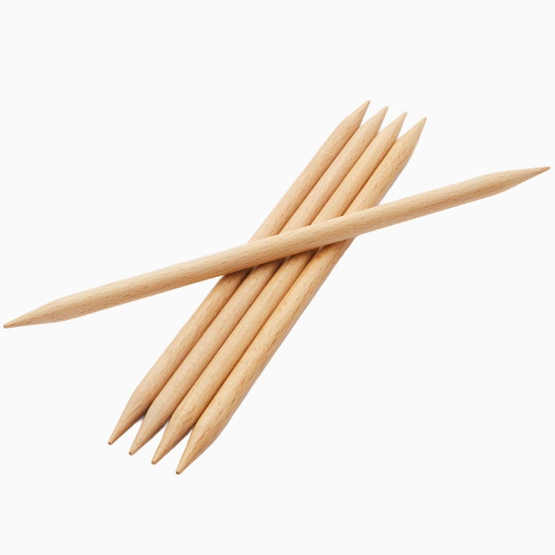 KnitPro Knitting Needles 2.00mm KnitPro | Basix Wood | 20cm Double Pointed Knitting Needles (DPN's)