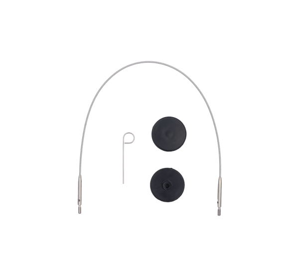 KnitPro | GlideX Cables | Stainless Steel with Nylon Coating