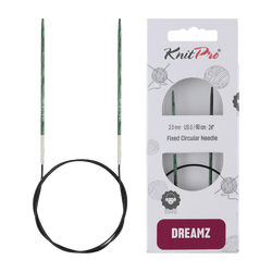KnitPro Knitting Needles 25cm / 2.0mm KnitPro | Dreamz | Fixed Circular Knitting Needles