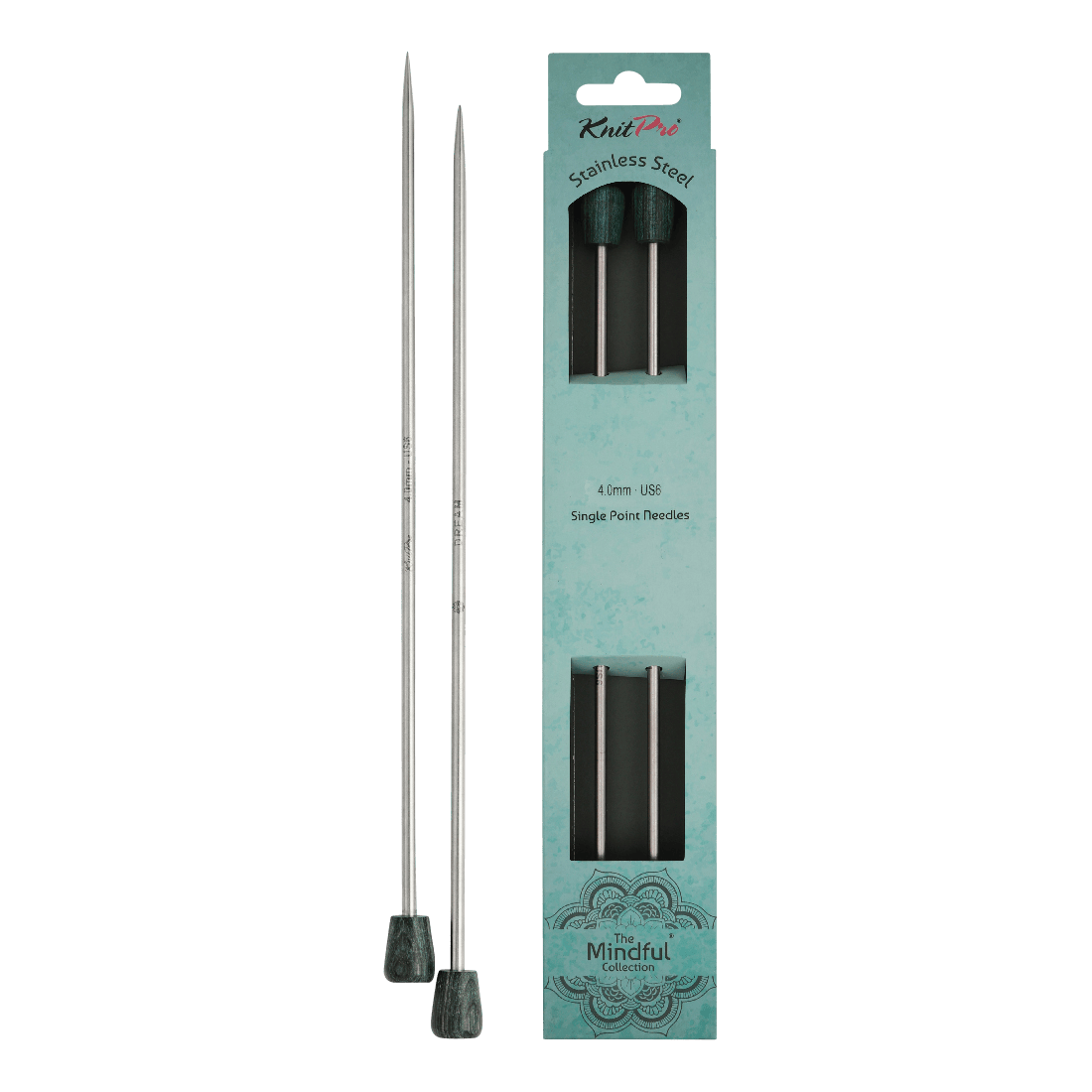 KnitPro Knitting Needles 25cm / 2.0mm KnitPro | The Mindful Collection | Lace Single Pointed Knitting Needles