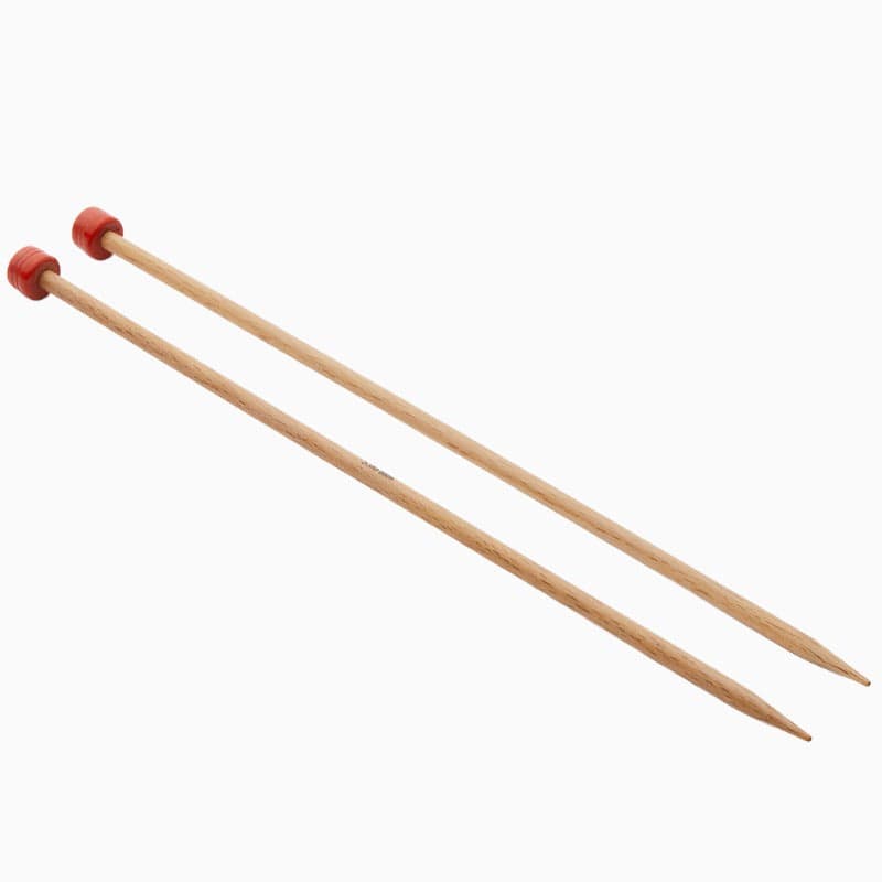 KnitPro Knitting Needles 25cm / 3.00mm KnitPro | Basix Wood | Single Pointed Knitting Needles