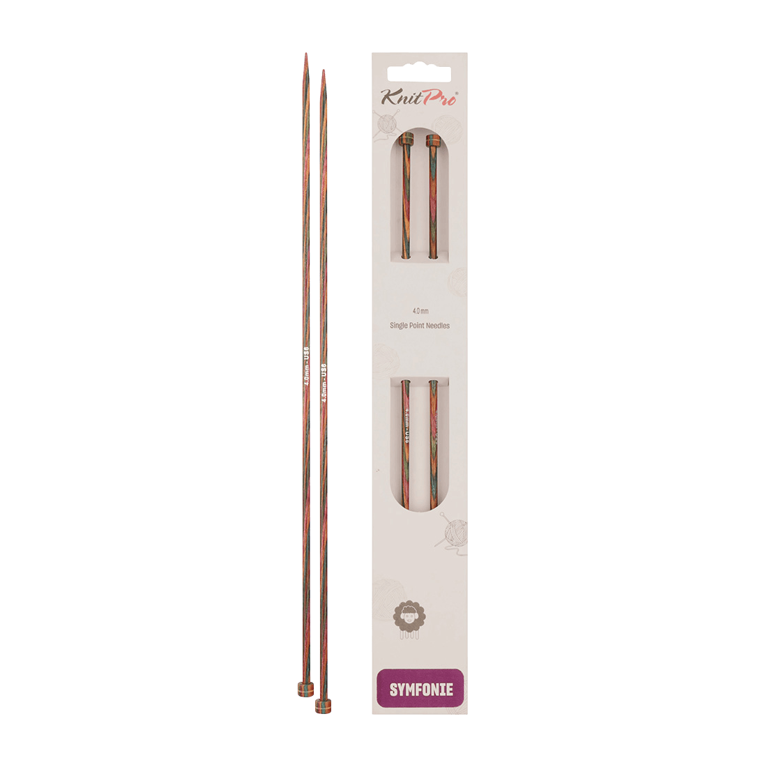 KnitPro Knitting Needles 25cm / 3.0mm KnitPro | Symfonie | Single Pointed Knitting Needles