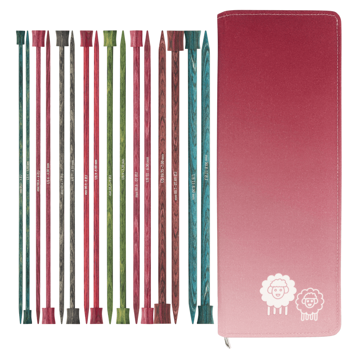 KnitPro Knitting Needles 25cm KnitPro | Dreamz | Single Pointed Knitting Needle Deluxe Sets