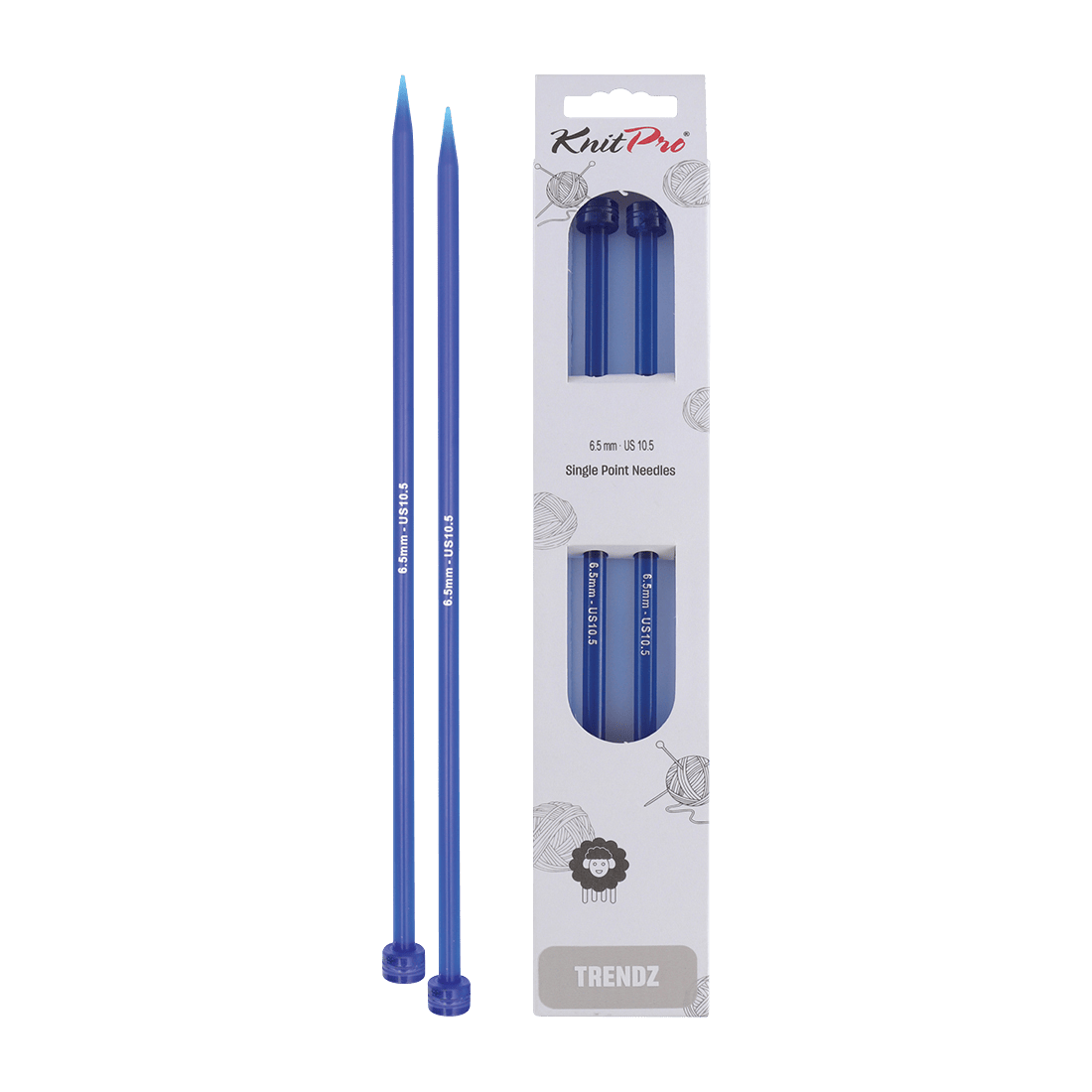 KnitPro Knitting Needles 30cm / 6.5mm KnitPro | Trendz | Single Pointed Knitting Needles