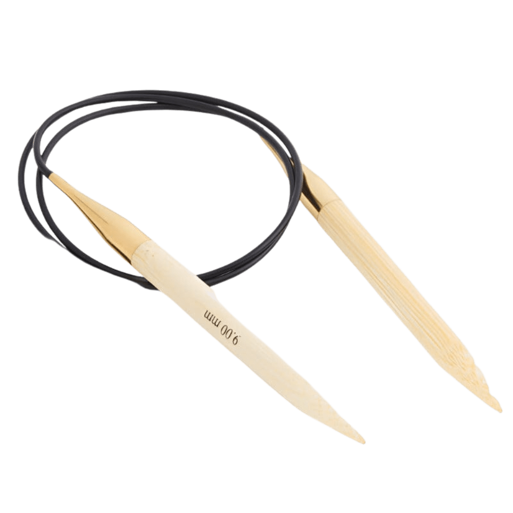 KnitPro Knitting Needles 40cm / 2.00mm KnitPro | Japanese Bamboo | Fixed Circular Knitting Needles