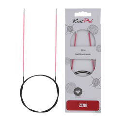KnitPro Knitting Needles 40cm / 2.0mm KnitPro | Zing | Fixed Circular Knitting Needles
