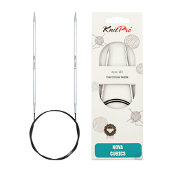 KnitPro Knitting Needles 40cm / 2.5mm KnitPro | Nova Cubics | Fixed Circular Knitting Needles