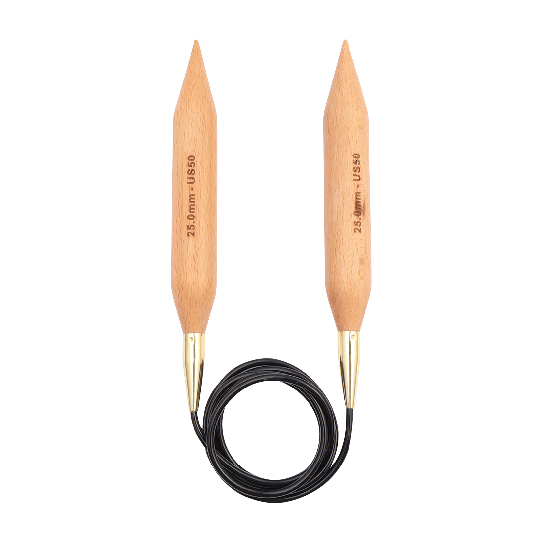 KnitPro Knitting Needles 80cm / 20.0mm KnitPro | Jumbo Wood | Fixed Circular Knitting Needles