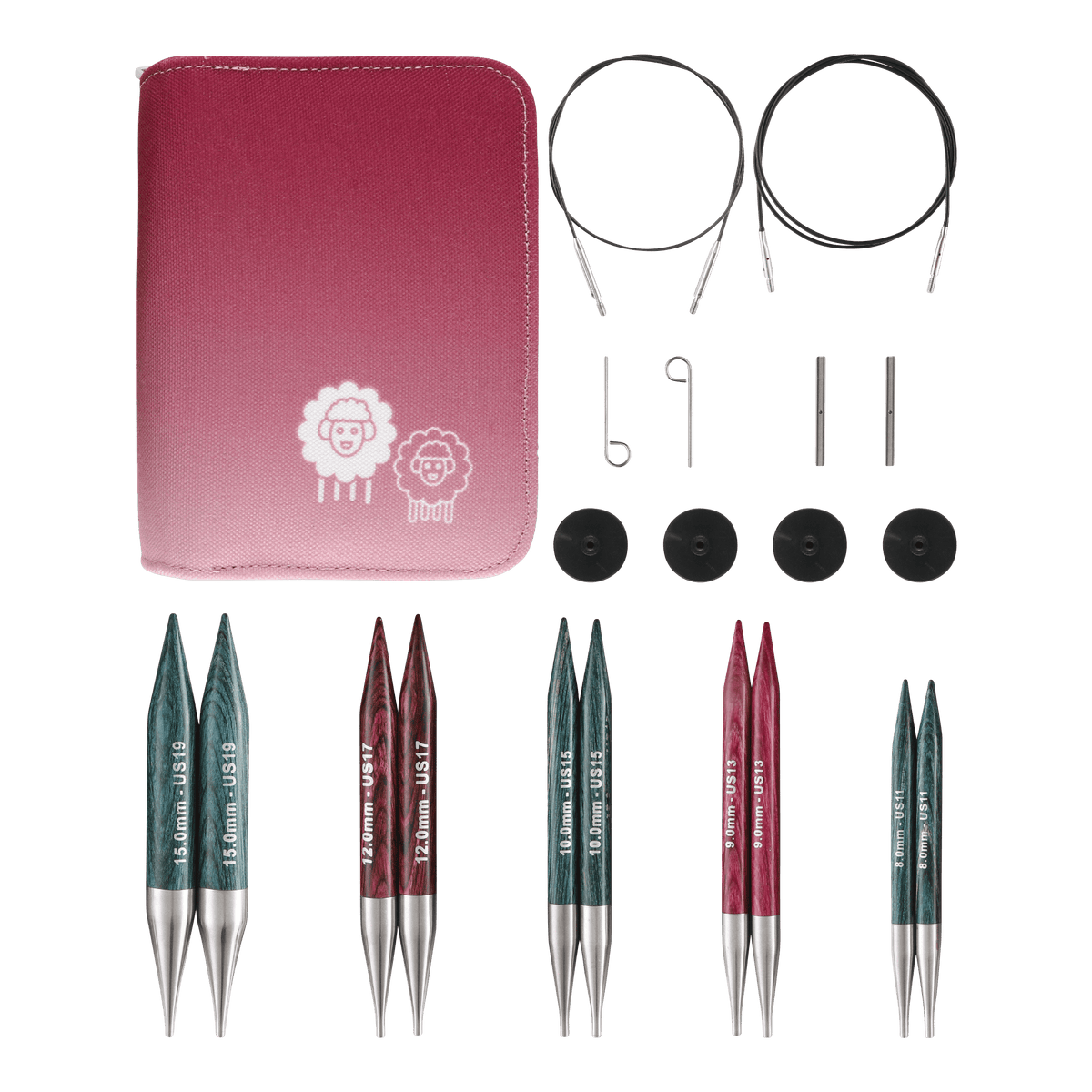 KnitPro Knitting Needles KnitPro | Dreamz | 13cm Interchangeable Knitting Needle Tips Chunky Set