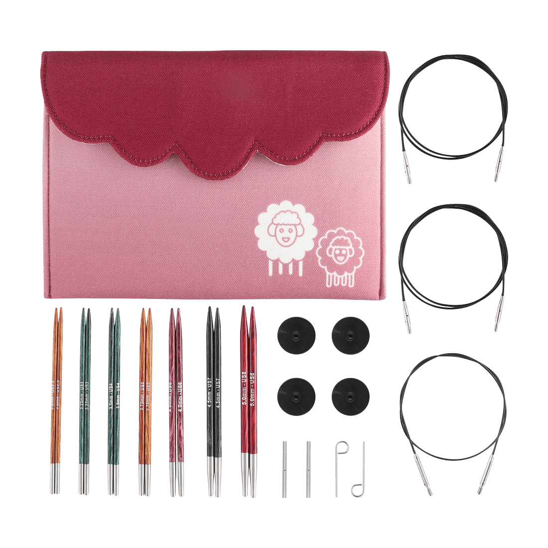 KnitPro Knitting Needles KnitPro | Dreamz | 13cm Interchangeable Knitting Needle Tips Midi Set