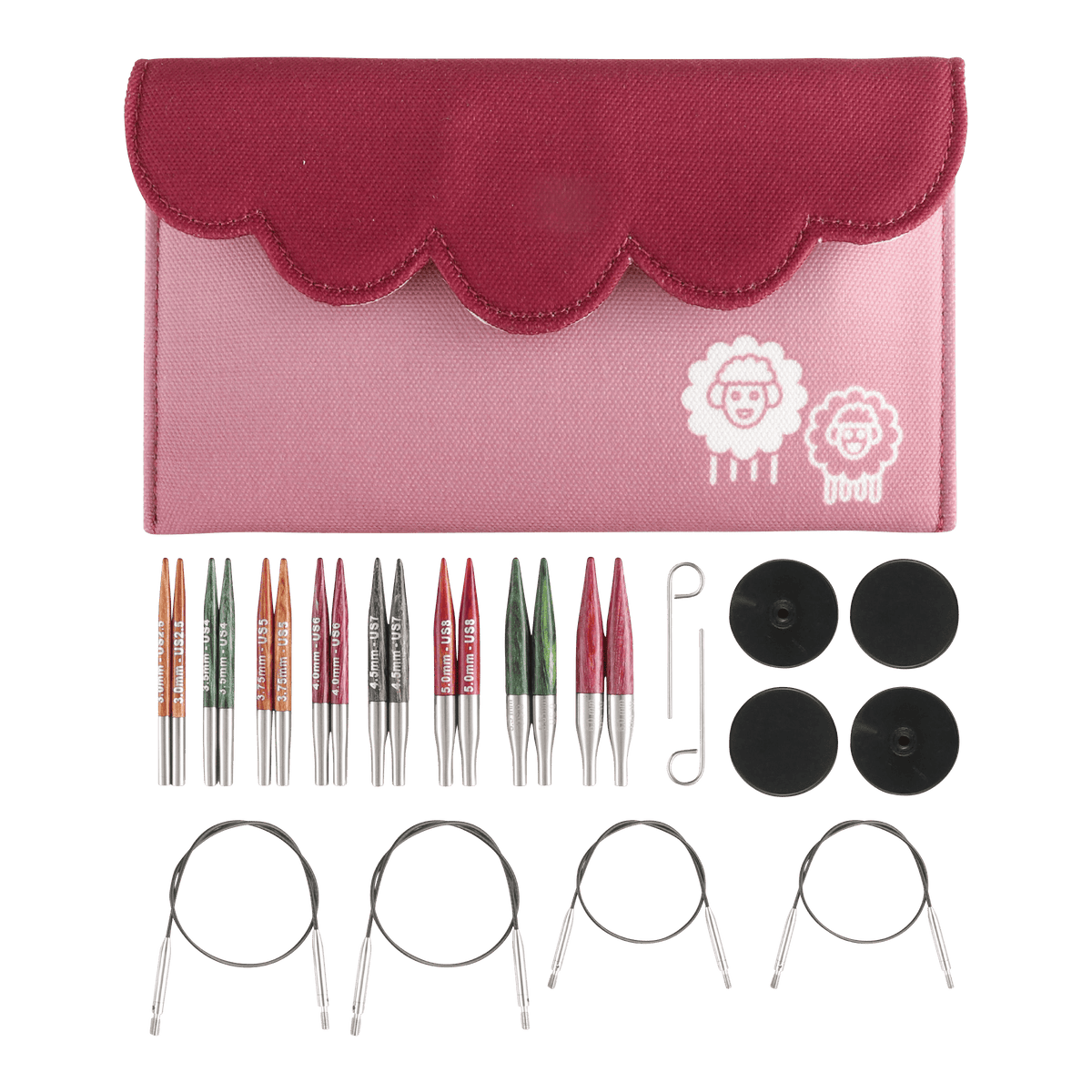 KnitPro Knitting Needles KnitPro | Dreamz | 5cm Interchangeable Knitting Needle Tips Mini Set