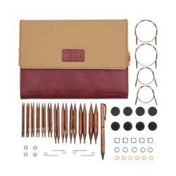 KnitPro Knitting Needles KnitPro | Ginger | 10cm Interchangeable Circular Knitting Needle Regal Set