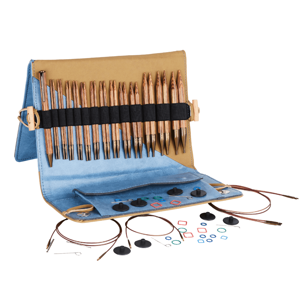 KnitPro Knitting Needles KnitPro | Ginger | 13cm Interchangeable Circular Knitting Needle | Grande Set