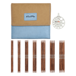 KnitPro Knitting Needles KnitPro | Ginger | 15cm Double Pointed Knitting Needle Midi Set