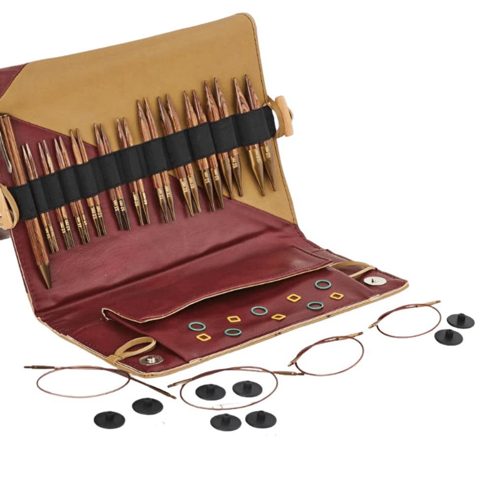 KnitPro Knitting Needles KnitPro | Ginger | Special 10cm Deluxe Interchangeable Circular Knitting Needle Set
