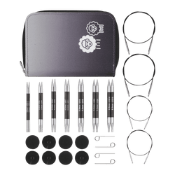 KnitPro Knitting Needles KnitPro | Karbonz | 10cm Interchangeable Knitting Needle Tips Midi Set