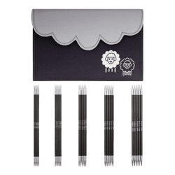 KnitPro Knitting Needles KnitPro | Karbonz | 20cm Double Pointed Knitting Needle Starter Set