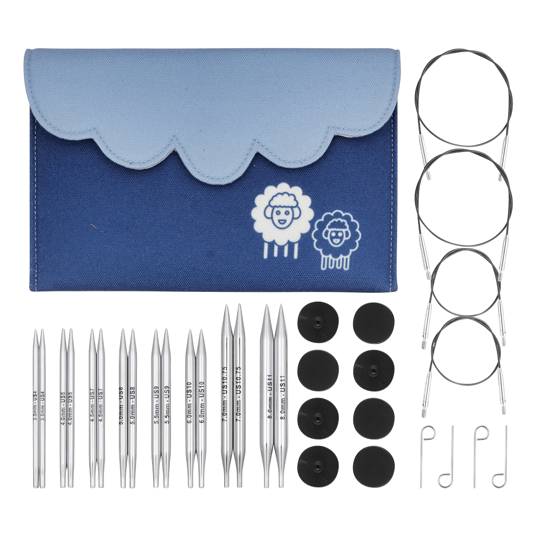 KnitPro Knitting Needles KnitPro | Nova | 10cm Interchangeable Knitting Needle Tips Deluxe Set