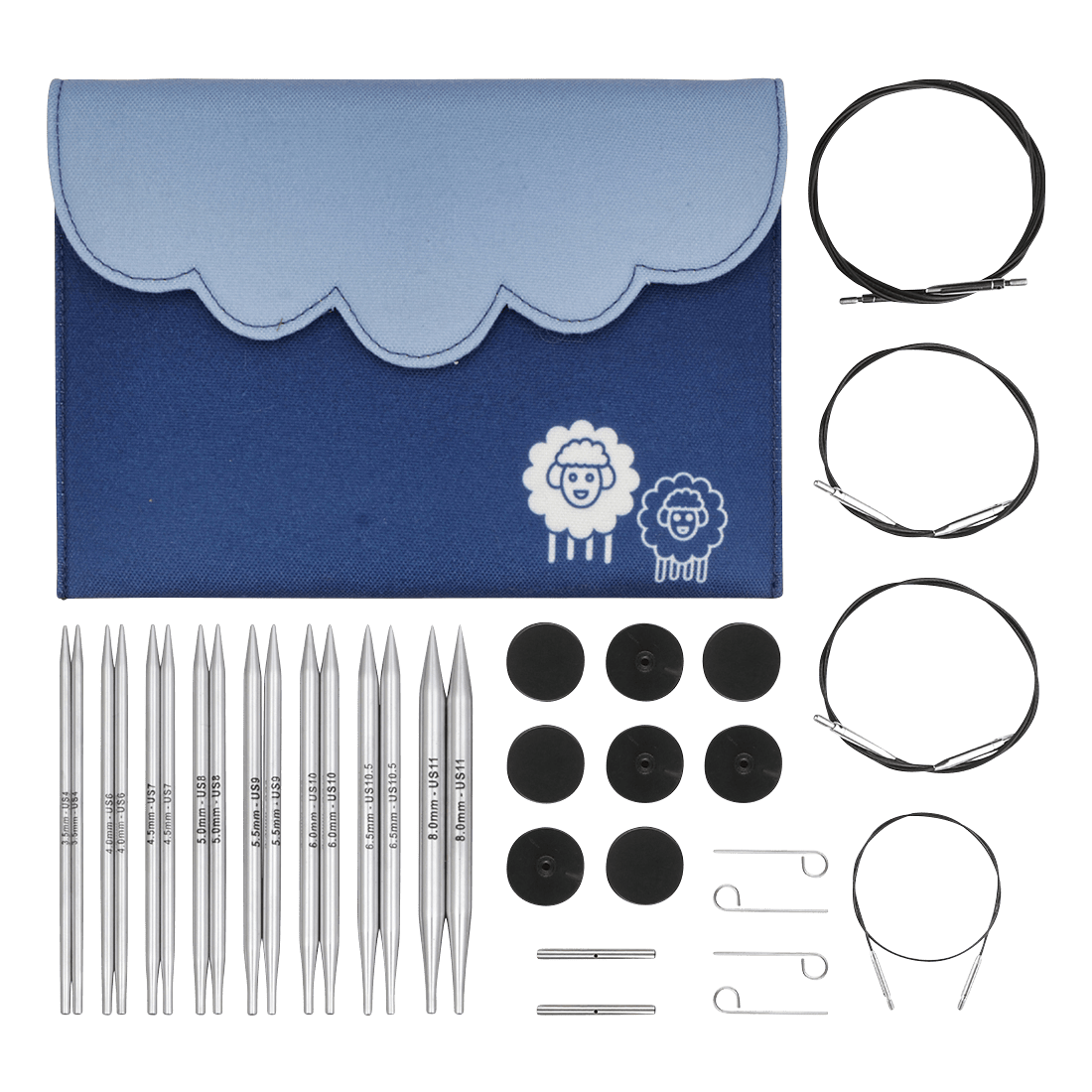 KnitPro Knitting Needles KnitPro | Nova | 13cm Interchangeable Knitting Needle Tips Deluxe Set