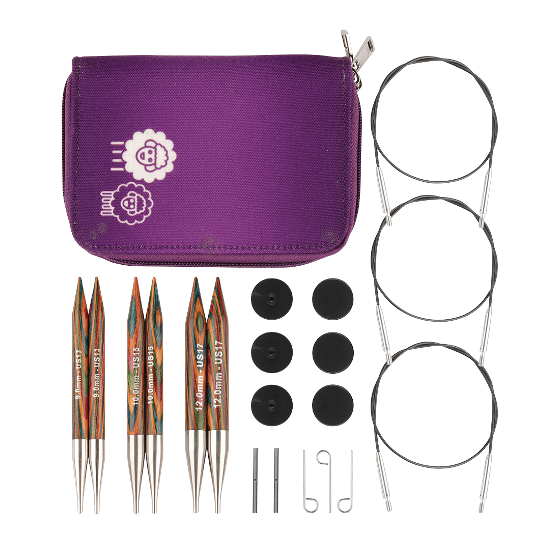 KnitPro Knitting Needles KnitPro | Symfonie | 13cm Interchangeable Chunky Knitting Needle Set