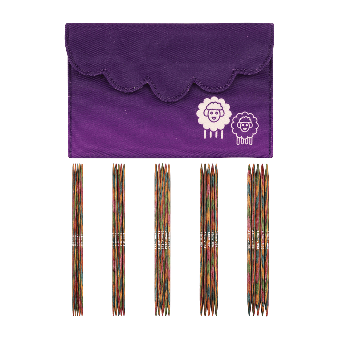 KnitPro Knitting Needles KnitPro | Symfonie | 15cm Double Pointed Knitting Needle Set