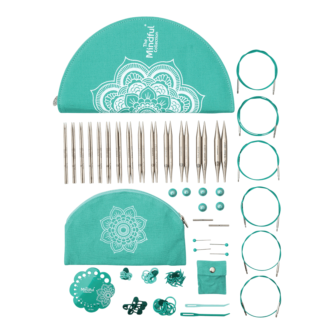 KnitPro Knitting Needles KnitPro | The Mindful Collection | Affection 13cm Lace Interchangeable Knitting Needle Set