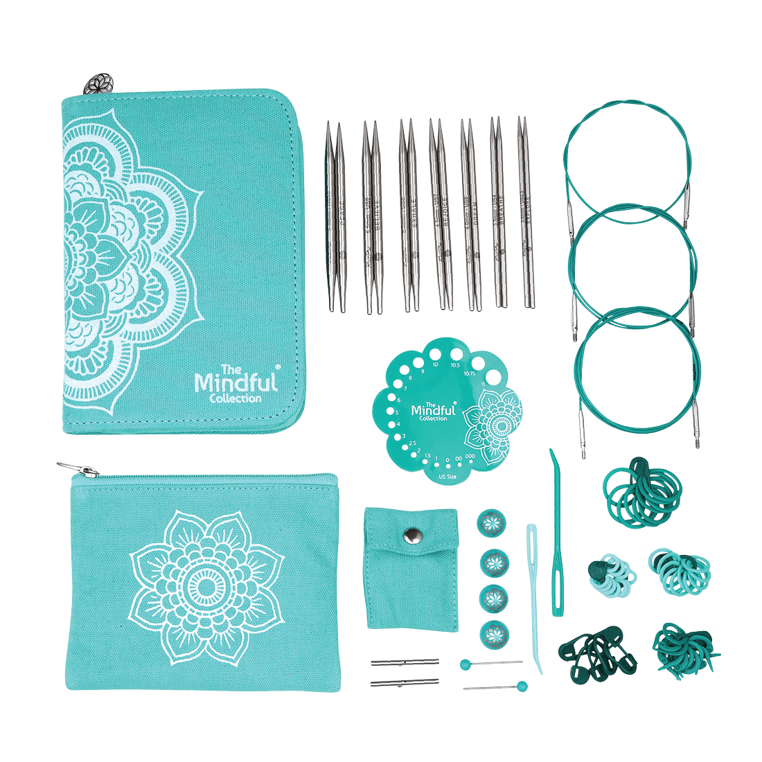 KnitPro Knitting Needles KnitPro | The Mindful Collection | Believe 13cm Lace Interchangeable Knitting Needle Set