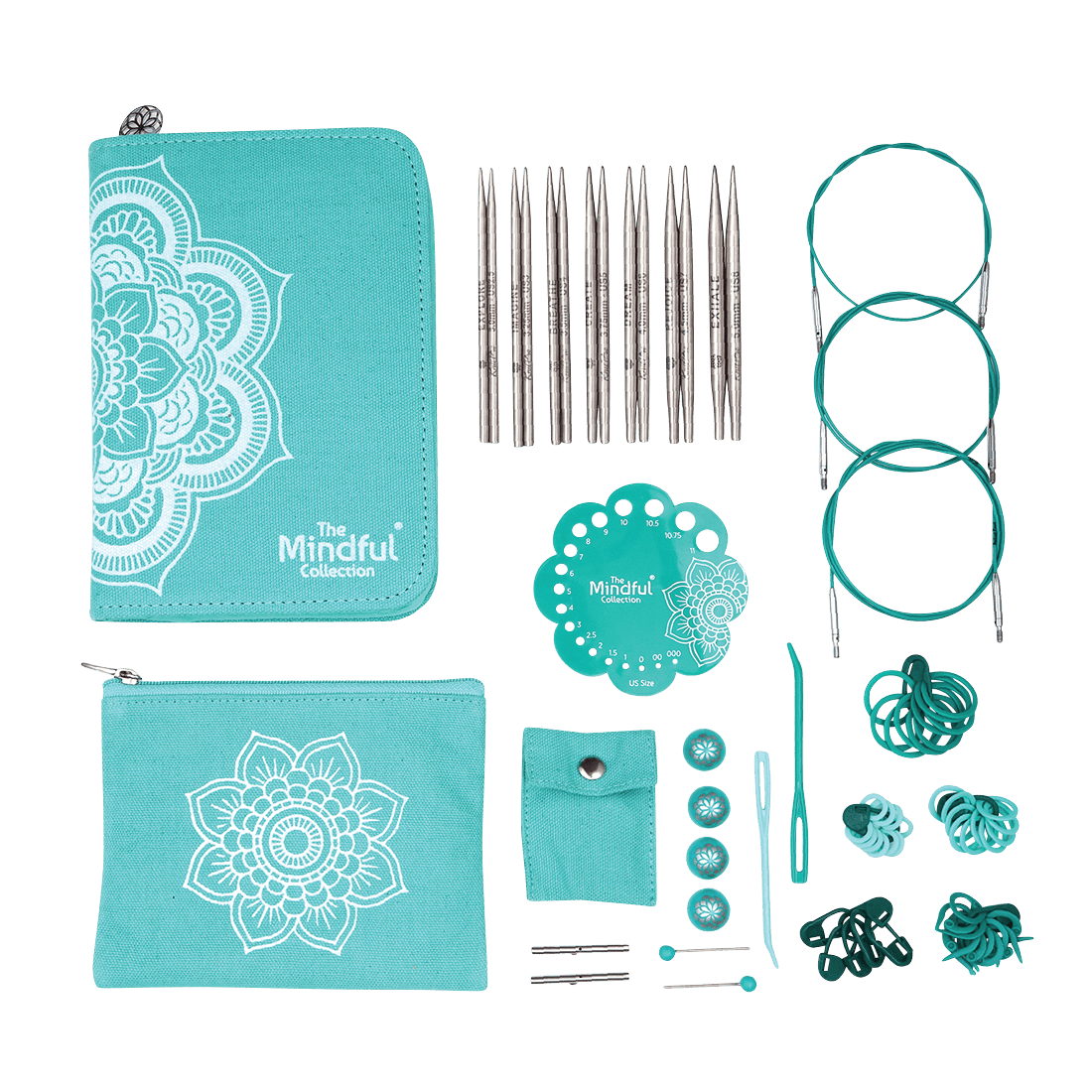 KnitPro Knitting Needles KnitPro | The Mindful Collection | Hope 13cm Lace Interchangeable Knitting Needle Set