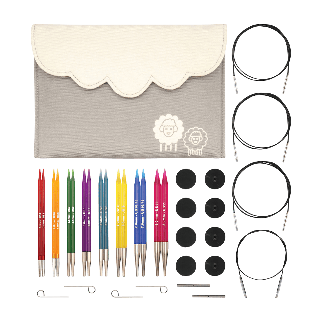 KnitPro Knitting Needles KnitPro | Trendz | 13cm Interchangeable Knitting Needle Tips Deluxe Set