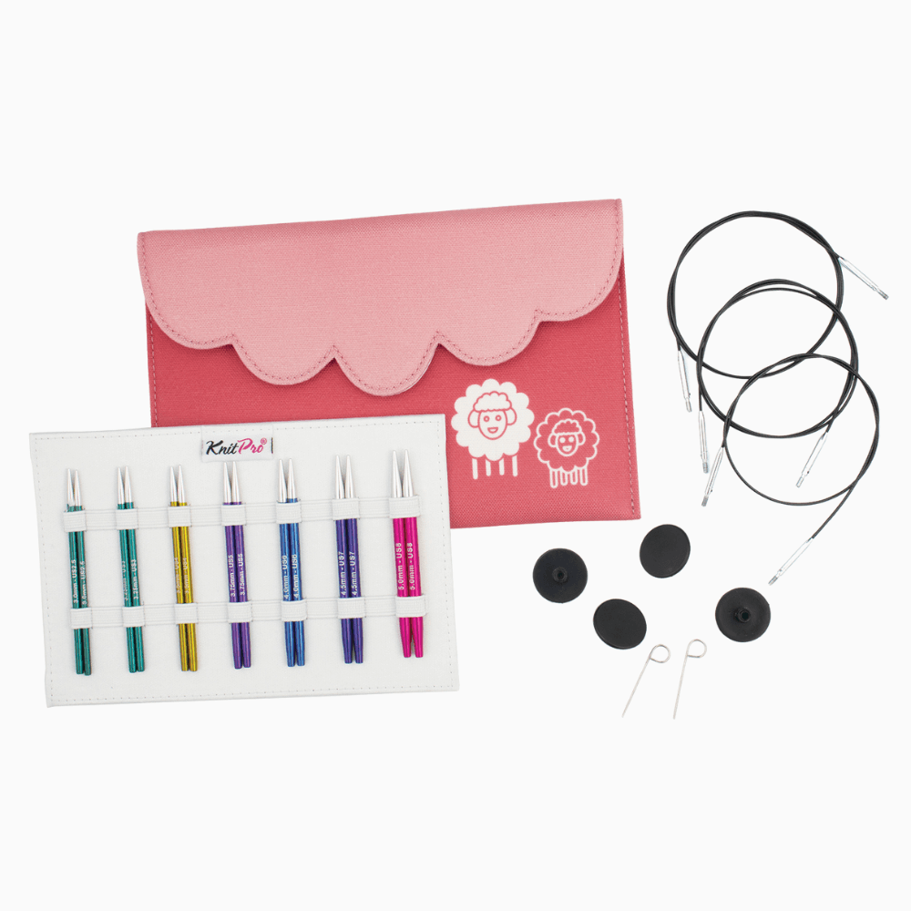 KnitPro Knitting Needles KnitPro | Zing | 10cm Interchangeable Knitting Needle Midi Set