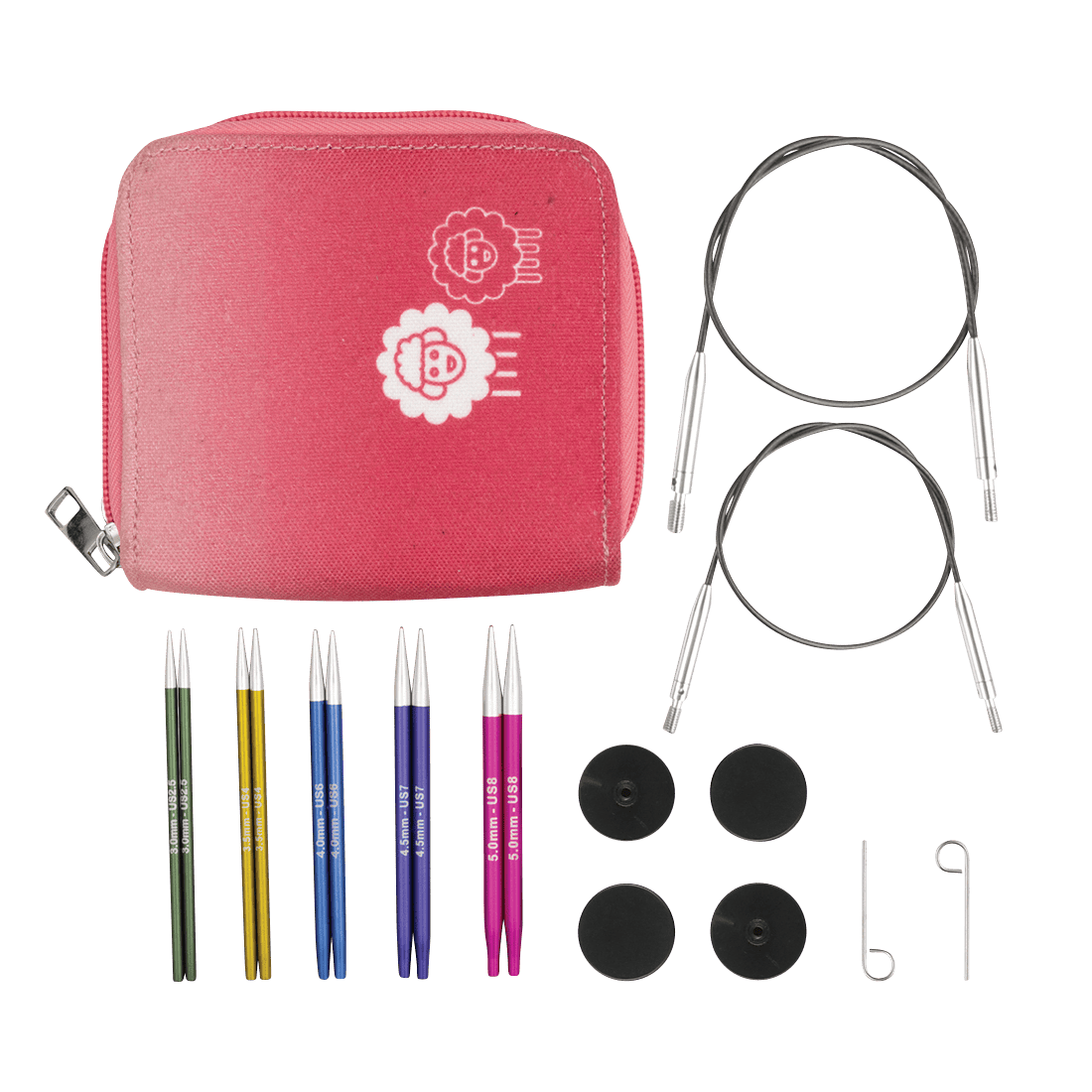 KnitPro Knitting Needles KnitPro | Zing | 10cm Interchangeable Knitting Needle Tips Starter Set