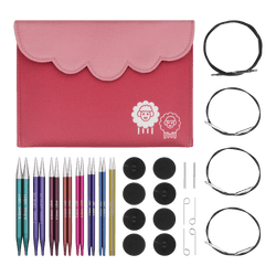 KnitPro Knitting Needles KnitPro | Zing | 13cm Interchangeable Knitting Needle Deluxe Set