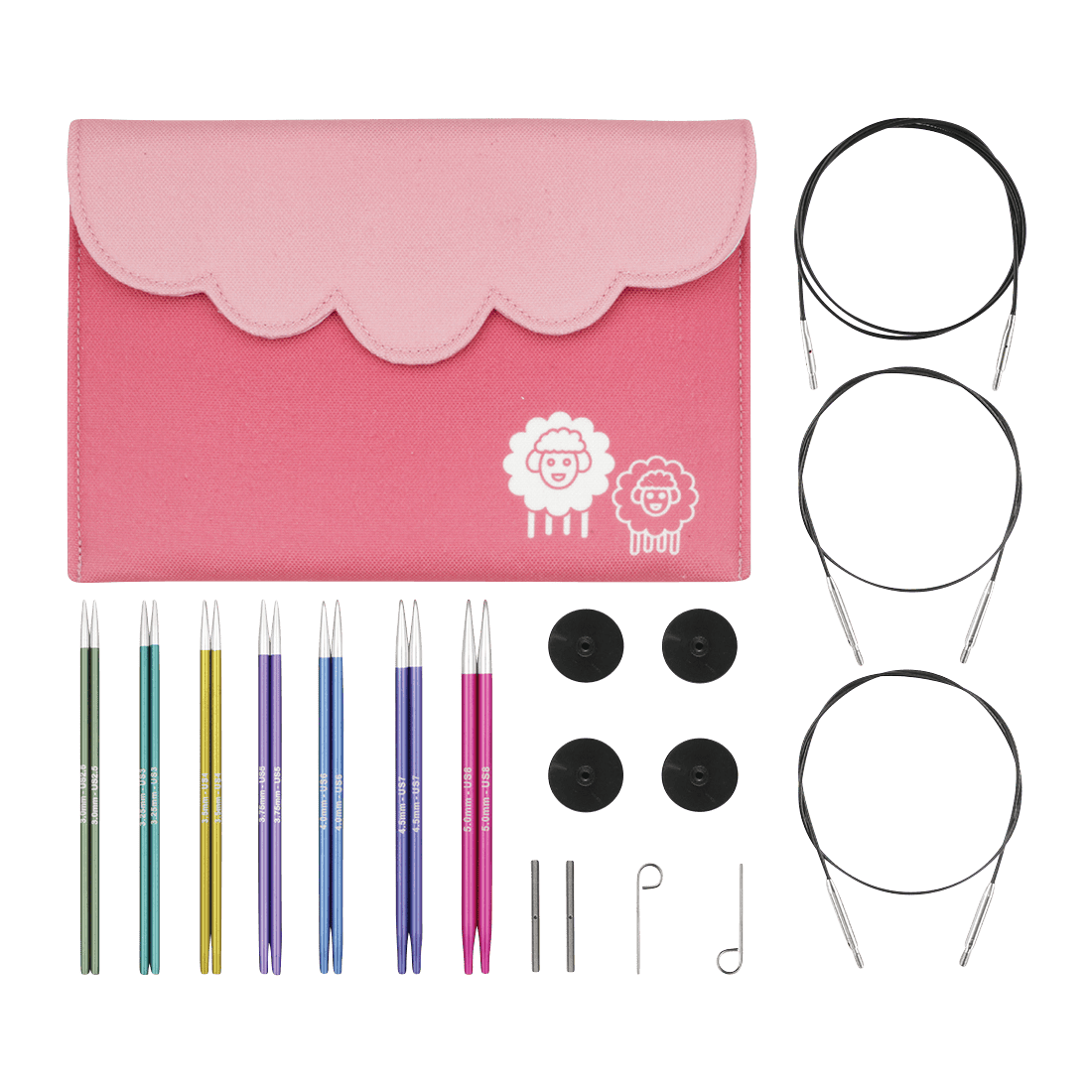 KnitPro Knitting Needles KnitPro | Zing | 13cm Interchangeable Knitting Needle Tips Midi Set