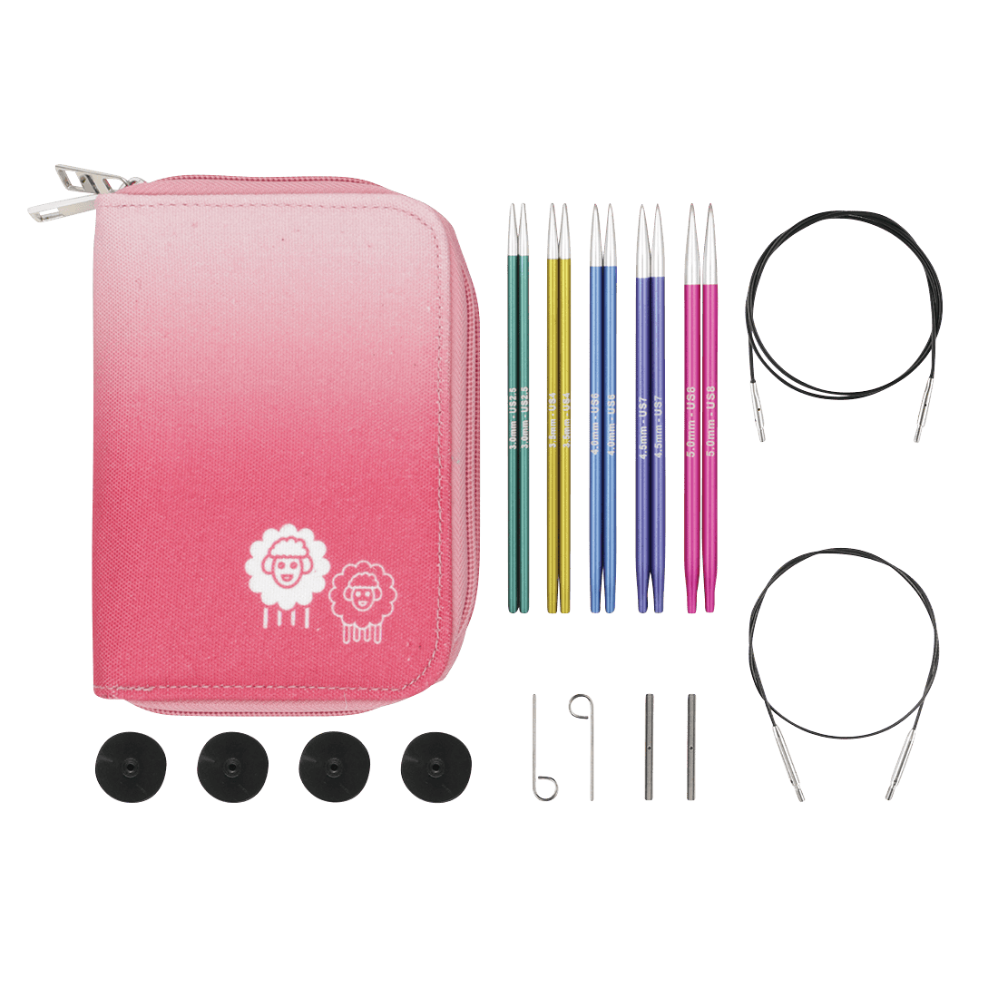 KnitPro Knitting Needles KnitPro | Zing | 13cm Interchangeable Knitting Needle Tips Starter Set