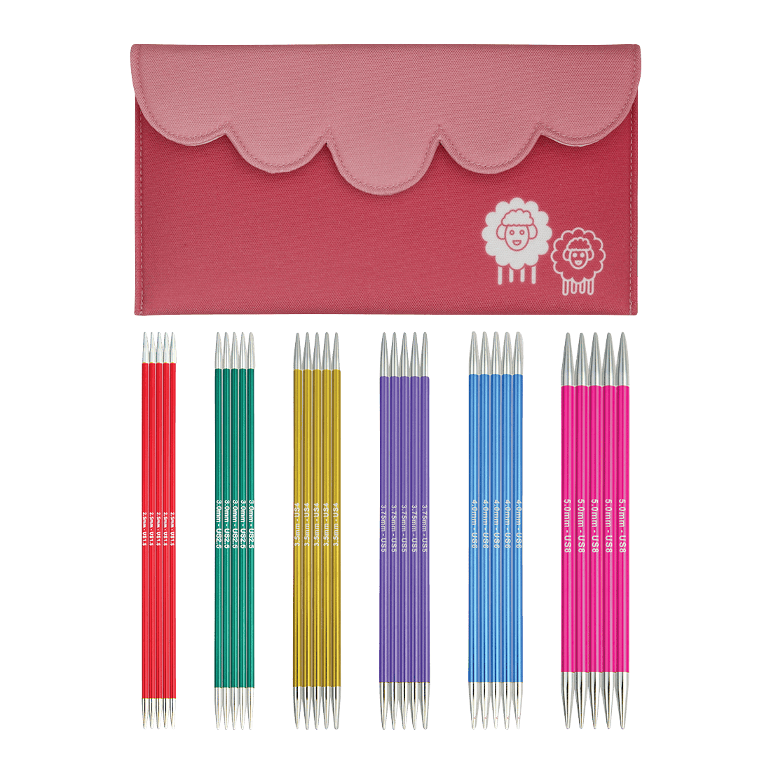 KnitPro Knitting Needles KnitPro | Zing | 20cm Double Pointed Knitting Needle Starter Set