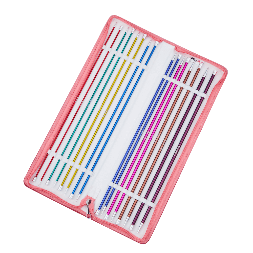 KnitPro Knitting Needles KnitPro | Zing | Single Pointed Knitting Needle Sets | 25cm