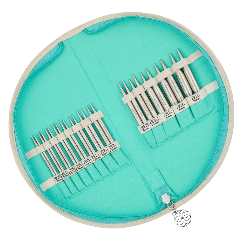 KnitPro Knitting Needles The Mindful Collection | Passion 10cm Lace Interchangeable Knitting Needle Set