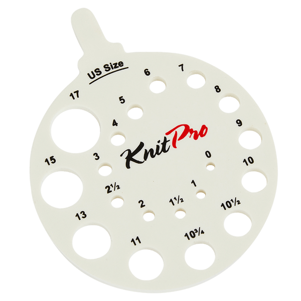 KnitPro | Circular Needle Sizer | Plastic