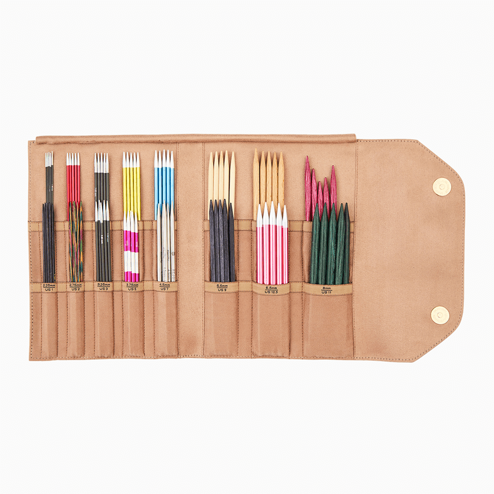 KnitPro Storage Devices KnitPro | Clay Collection | Double Pointed Knitting Needle Case