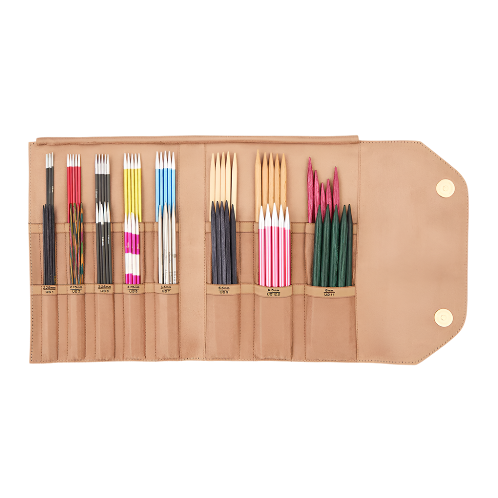 KnitPro Storage Devices KnitPro | Clay Collection | Double Pointed Knitting Needle Case